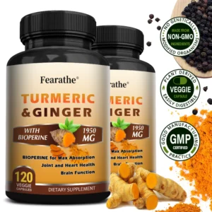 Turmeric Ginger Capsules with BioPerine